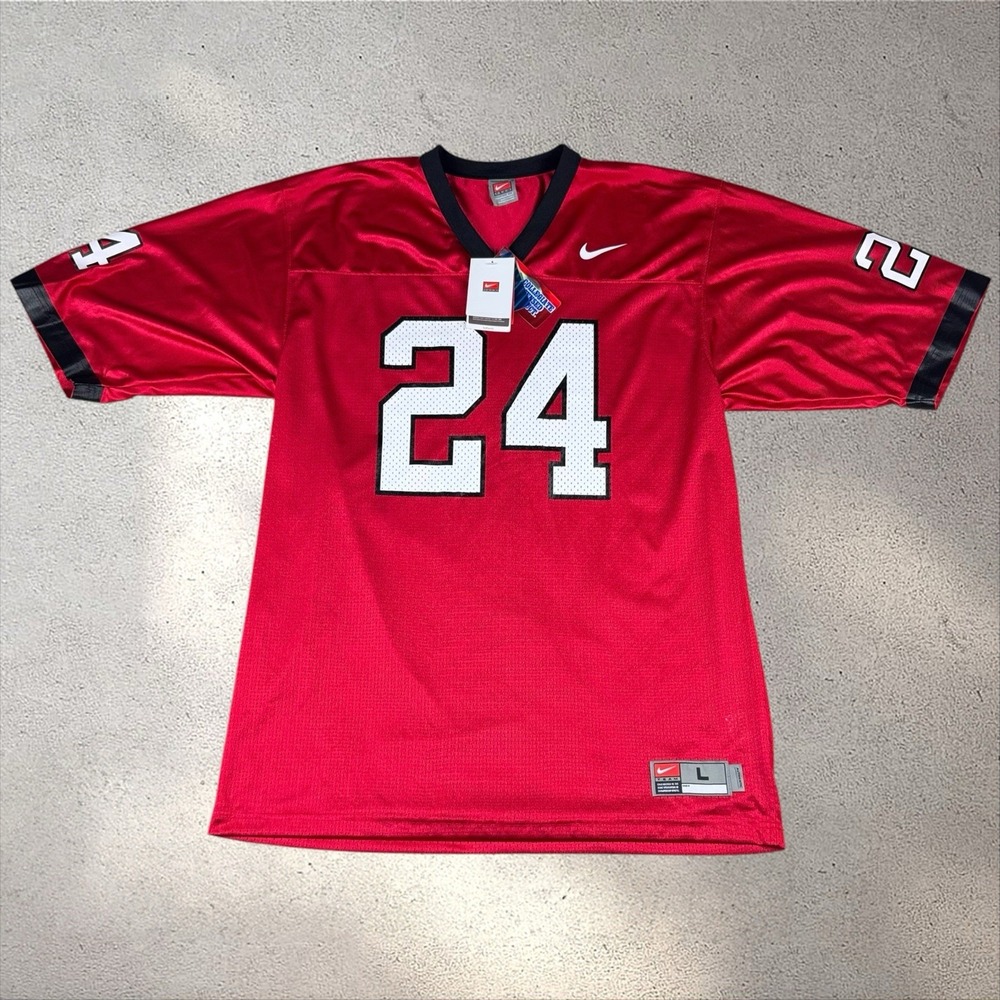 NWT Nike UGA Georgia Bulldogs Football Jersey Mens Large Vintage Moreno #24